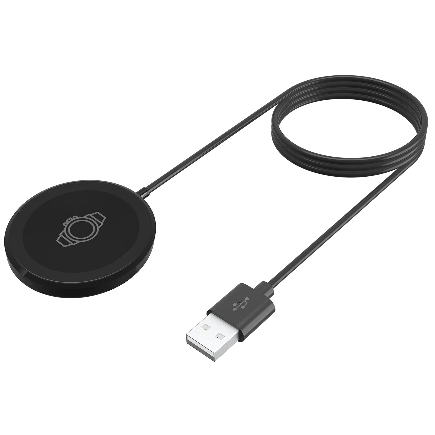 For Samsung Galaxy Watch 5 40mm/44mm/Watch4 40mm/44mm Universal Smart Watch Wireless Charger with 1m USB Cable For Samsung Galaxy Watch 5 40mm/44mm/Watch4 40mm/44mm Universal Smart Watch Wireless Charger with 1m USB Cable